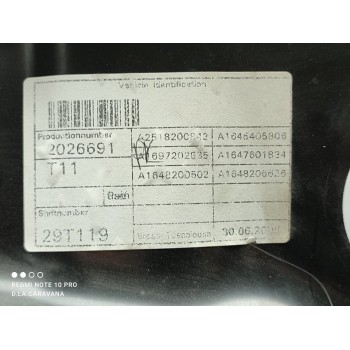 Recambio de elevalunas delantero derecho para mercedes-benz clase m (w164) 320 / 350 cdi (164.122) referencia OEM IAM A164720127