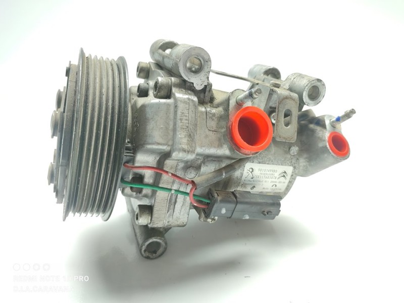 Recambio de compresor aire acondicionado para citroën berlingo furgón club m referencia OEM IAM 9810349980  