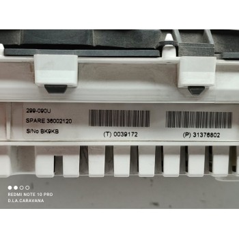 Recambio de cuadro instrumentos para volvo v40 momentum referencia OEM IAM 31376802  