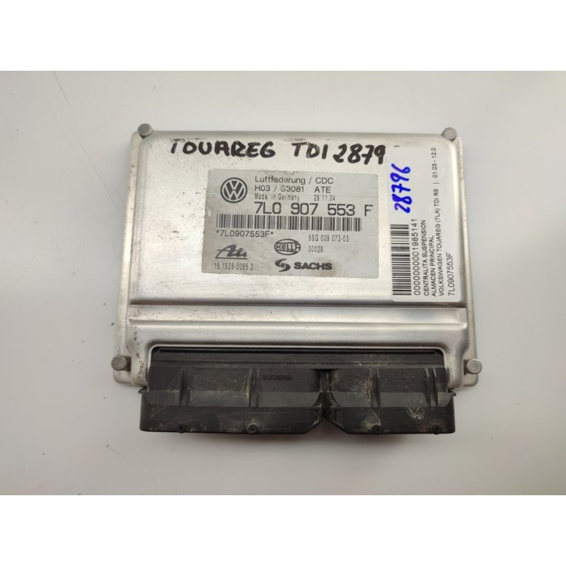 Recambio de centralita suspension para volkswagen touareg (7la) tdi r5 referencia OEM IAM 7L0907553F  