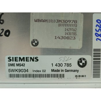 Recambio de centralita motor uce para bmw serie 3 berlina (e46) 2.0 16v referencia OEM IAM 1430785  