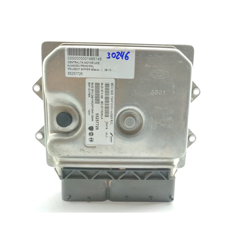 Recambio de centralita motor uce para peugeot bipper básico referencia OEM IAM 55257726  