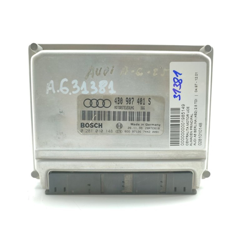 Recambio de centralita motor uce para audi a6 berlina (4b2) 2.5 tdi referencia OEM IAM 0281010148  