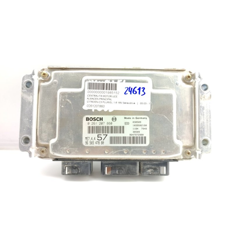 Recambio de centralita motor uce para citroën c3 pluriel 1.6 16v sensodrive referencia OEM IAM 0261207860  