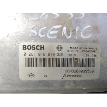 Recambio de centralita motor uce para renault scenic (ja..) 1.9 dci authentique referencia OEM IAM HOM8200039569  