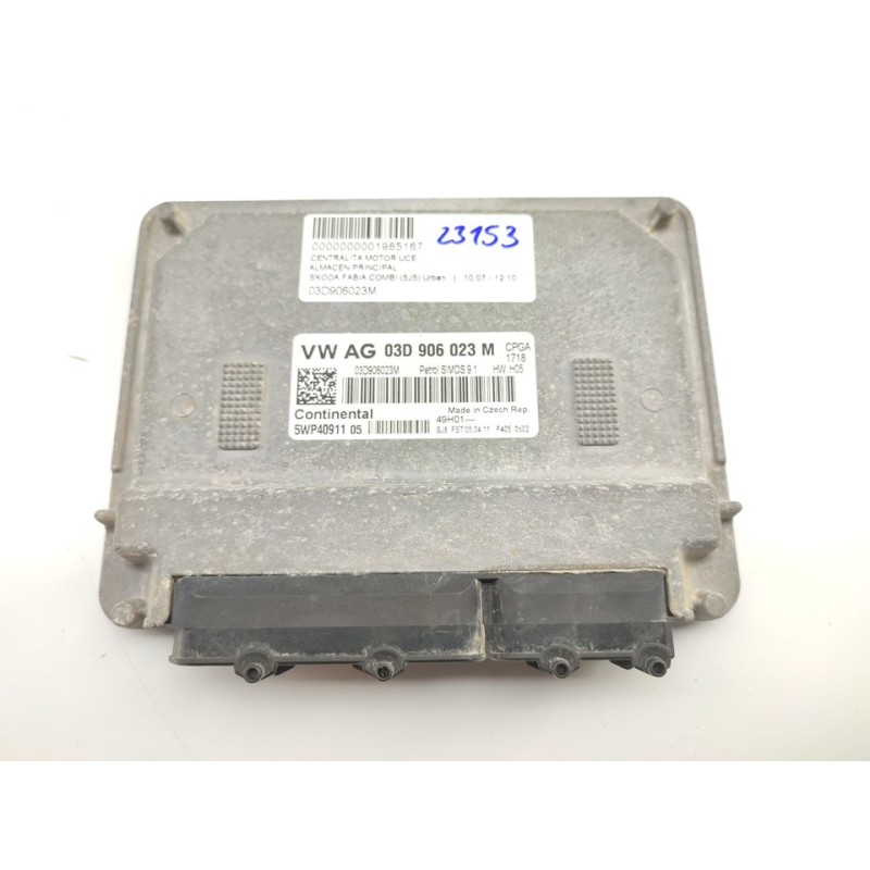 Recambio de centralita motor uce para skoda fabia combi (5j5) urban referencia OEM IAM 03D906023M  
