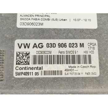 Recambio de centralita motor uce para skoda fabia combi (5j5) urban referencia OEM IAM 03D906023M  