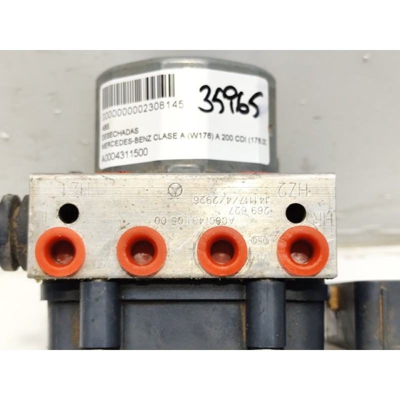 Recambio de abs para mercedes-benz clase a (w176) a 200 cdi (176.008) referencia OEM IAM A0004311500  