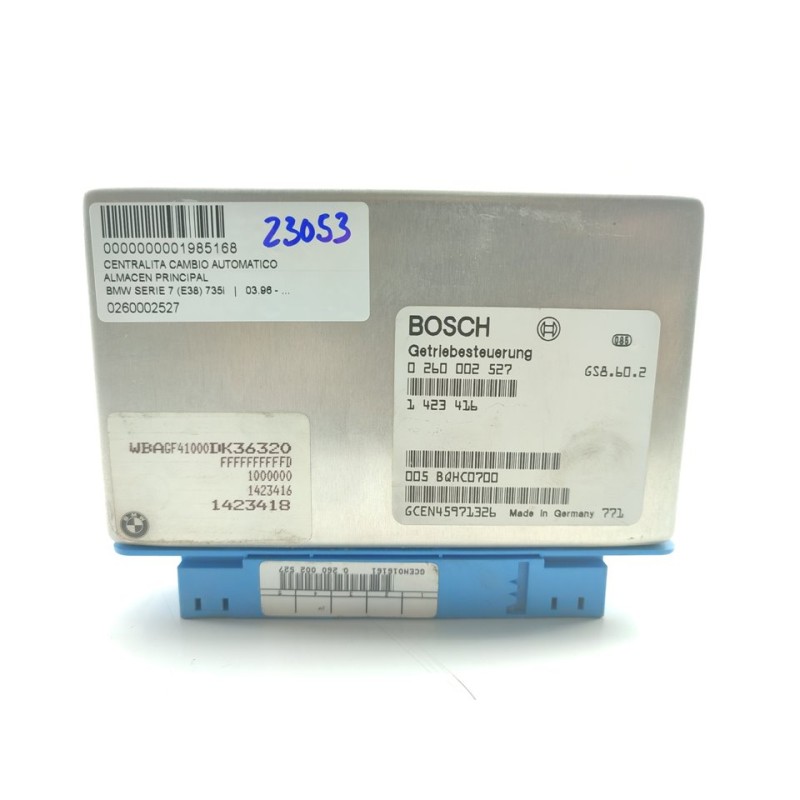 Recambio de centralita cambio automatico para bmw serie 7 (e38) 735i referencia OEM IAM 0260002527  