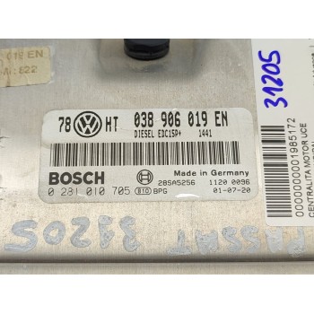 Recambio de centralita motor uce para volkswagen passat berlina (3b3) advance referencia OEM IAM 0281010705  