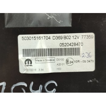 Recambio de cuadro instrumentos para fiat doblo ii (152) pop referencia OEM IAM 520428470  