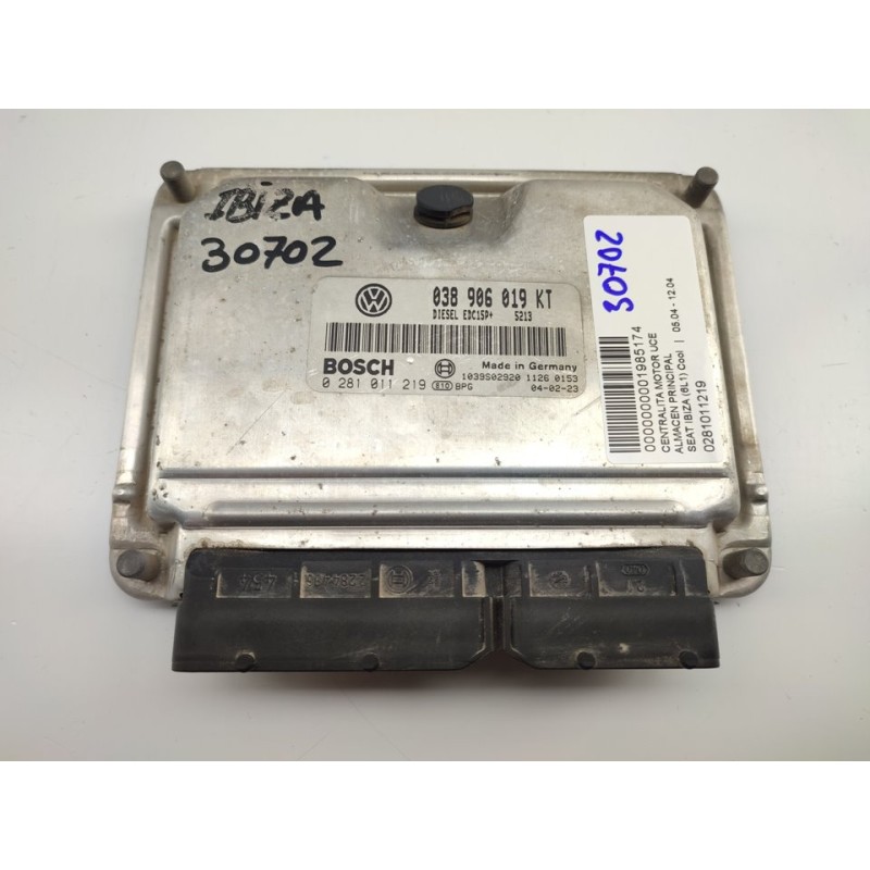 Recambio de centralita motor uce para seat ibiza (6l1) cool referencia OEM IAM 0281011219  