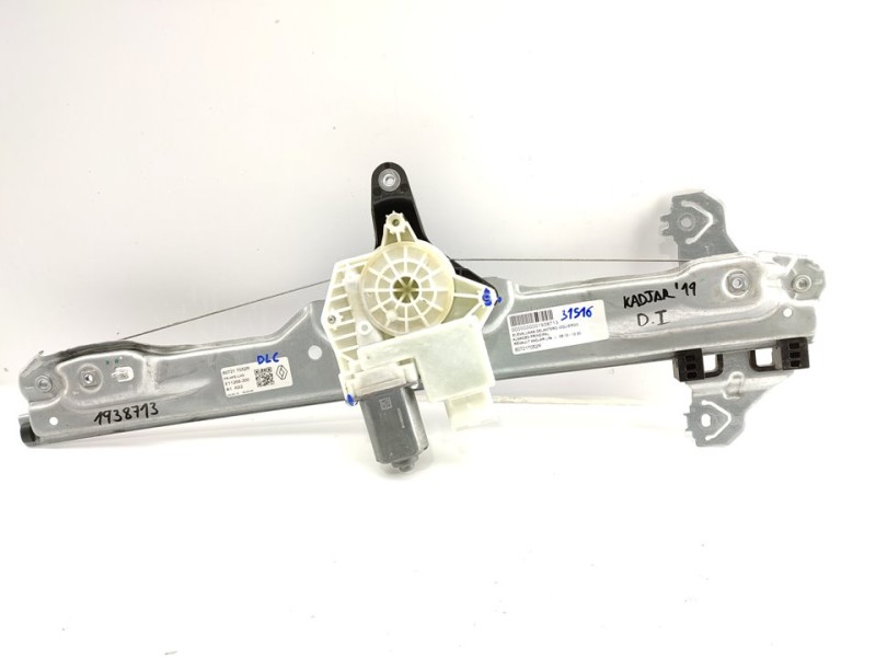 Recambio de elevalunas delantero izquierdo para renault kadjar life referencia OEM IAM 807217052R  