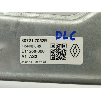 Recambio de elevalunas delantero izquierdo para renault kadjar life referencia OEM IAM 807217052R  
