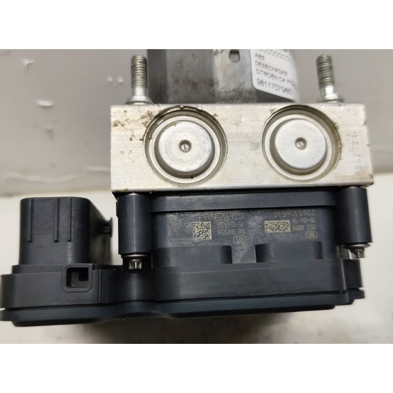Recambio de abs para citroën c4 picasso intensive plus referencia OEM IAM 9811707980  