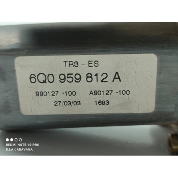 Recambio de motor elevalunas trasero derecho para seat cordoba berlina (6l2) fresh referencia OEM IAM 6Q0959812  