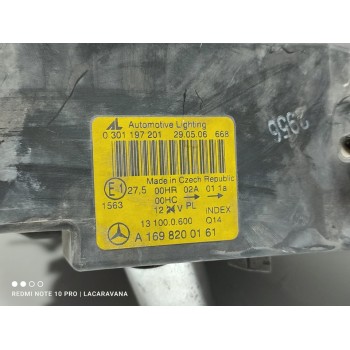 Recambio de faro izquierdo para mercedes-benz clase a (w169) a 180 cdi (169.307) referencia OEM IAM A1698200161  