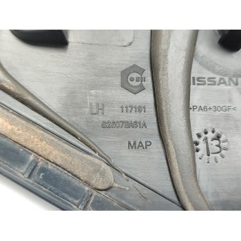 Recambio de maneta exterior trasera izquierda para nissan juke (f15) 1.5 turbodiesel cat referencia OEM IAM 82607BA61A  
