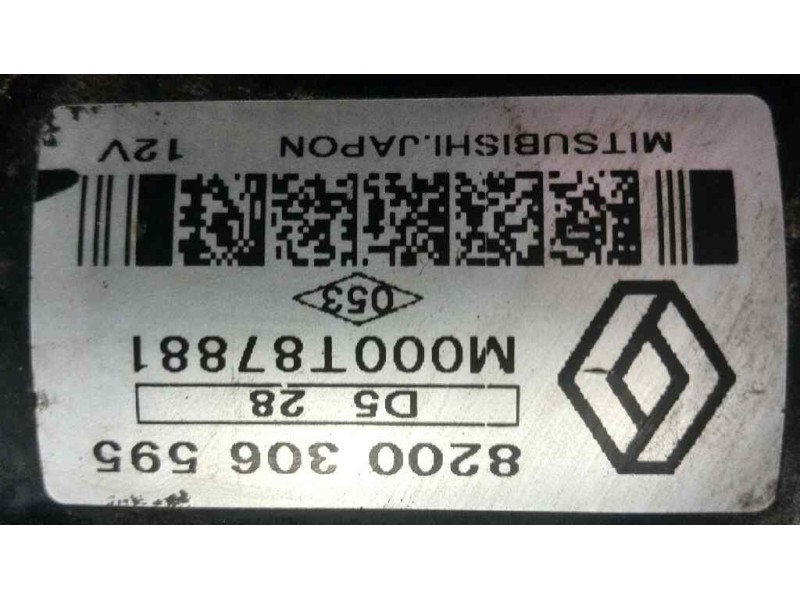 Recambio de motor arranque para renault megane ii familiar authentique referencia OEM IAM 8200306595  