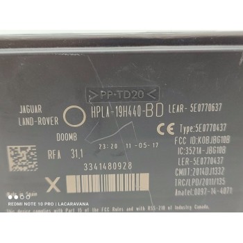 Recambio de modulo electronico para land rover range rover velar velar referencia OEM IAM HPLA19H440BD  