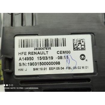 Recambio de pantalla multifuncion para renault kadjar life referencia OEM IAM 280906783R  
