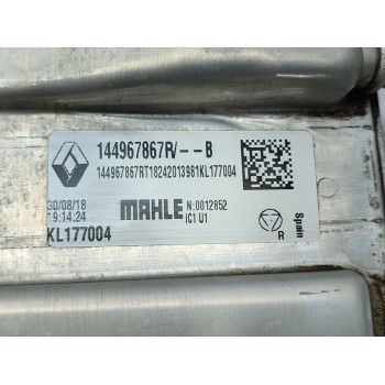 Recambio de intercooler para nissan qashqai (j11) acenta referencia OEM IAM 144967867R  