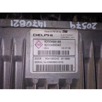 Recambio de centralita motor uce para renault megane ii familiar authentique referencia OEM IAM 8200498188  