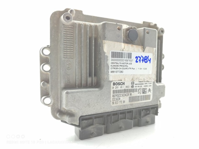 Recambio de centralita motor uce para citroën c4 coupe vtr plus referencia OEM IAM 9661377280  