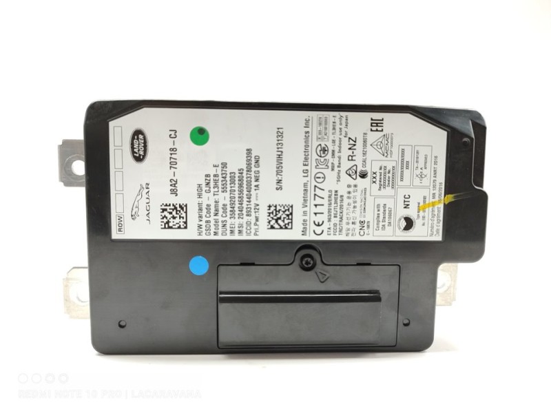 Recambio de modulo electronico para land rover range rover velar velar referencia OEM IAM J8A270718CJ  