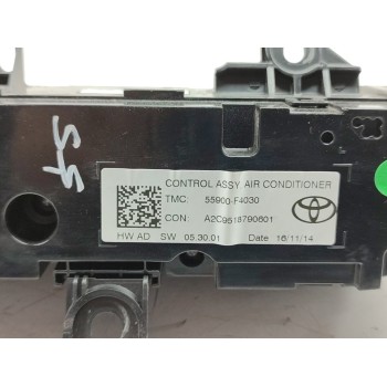 Recambio de mando climatizador para toyota c-hr hybrid active referencia OEM IAM 55900F4030  