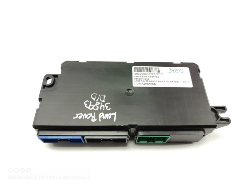 Recambio de centralita asientos para land rover range rover velar velar referencia OEM IAM HY3214D600BB  