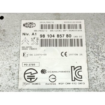 Recambio de sistema audio / radio cd para citroën c4 picasso feel referencia OEM IAM 9810485780  