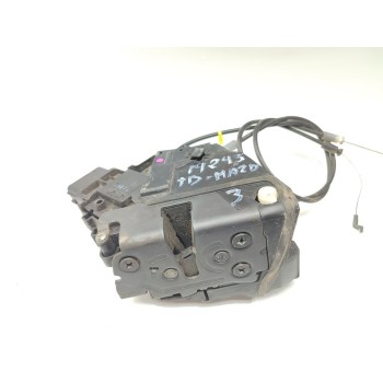 Recambio de cerradura puerta trasera derecha para mazda 3 berlina (bk) 1.6 crdt active referencia OEM IAM 3N6AA26412BP  