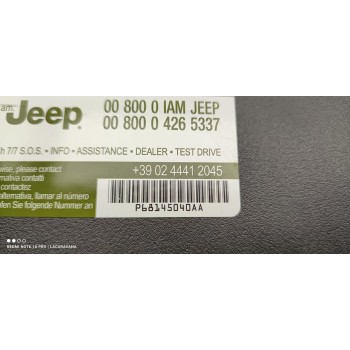 Recambio de parasol izquierdo para jeep gr.cherokee (wk) 3.0 crd limited referencia OEM IAM P68145040AA  