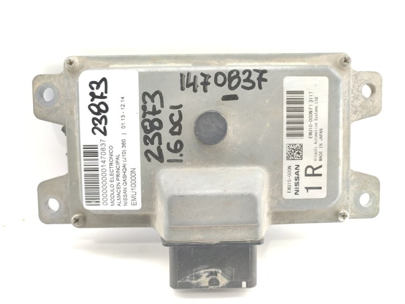 Recambio de modulo electronico para nissan qashqai (j10) 360 referencia OEM IAM EMU10000N  