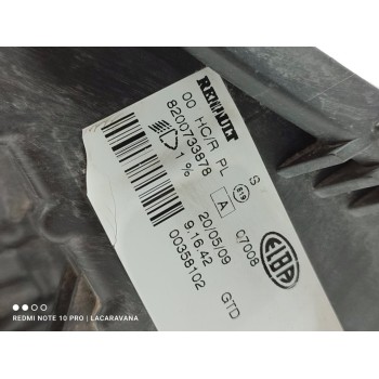 Recambio de faro izquierdo para dacia sandero ambiance referencia OEM IAM 8200733878  