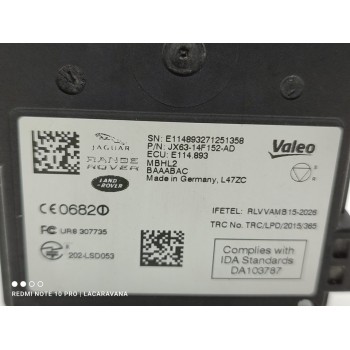 Recambio de sensor para land rover range rover velar velar referencia OEM IAM JX6314F152AD  