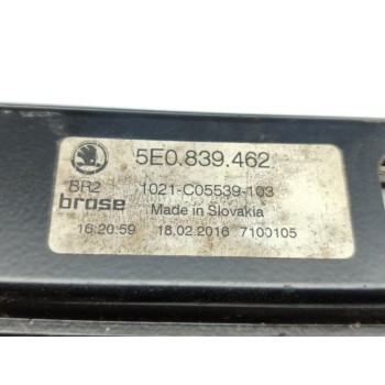 Recambio de elevalunas trasero derecho para skoda octavia combi (5e5) active referencia OEM IAM 5E0839462  