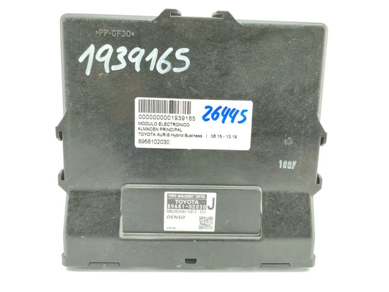 Recambio de modulo electronico para toyota auris hybrid business referencia OEM IAM 8968102030  
