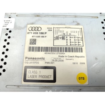 Recambio de sistema audio / radio cd para audi a4 ber. (b8) e referencia OEM IAM 8T1035186P  