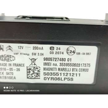 Recambio de modulo electronico para peugeot 5008 allure referencia OEM IAM 9805727480  