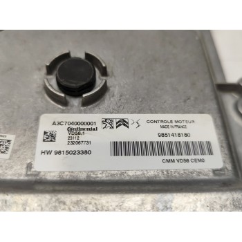 Recambio de centralita motor uce para peugeot 2008 (p1) allure referencia OEM IAM 9815023380  