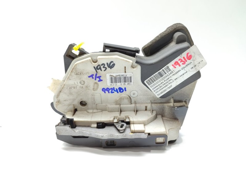 Recambio de cerradura puerta trasera izquierda para volkswagen polo (6r1) advance referencia OEM IAM 5K4839015F  