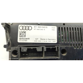 Recambio de mando climatizador para audi a4 ber. (b8) básico referencia OEM IAM 8T1820043N  