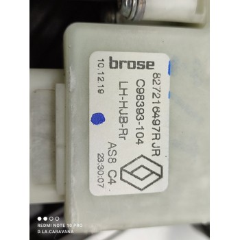 Recambio de elevalunas trasero izquierdo para renault captur ii intens referencia OEM IAM 827216497R  