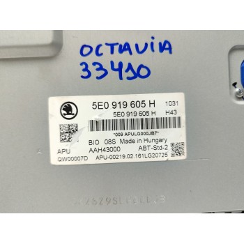 Recambio de pantalla multifuncion para skoda octavia combi (5e5) active referencia OEM IAM 5E0919605H  