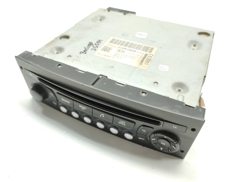 Recambio de sistema audio / radio cd para citroën berlingo station wagon tonic referencia OEM IAM 98041626XT01  