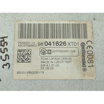 Recambio de sistema audio / radio cd para citroën berlingo station wagon tonic referencia OEM IAM 98041626XT01  