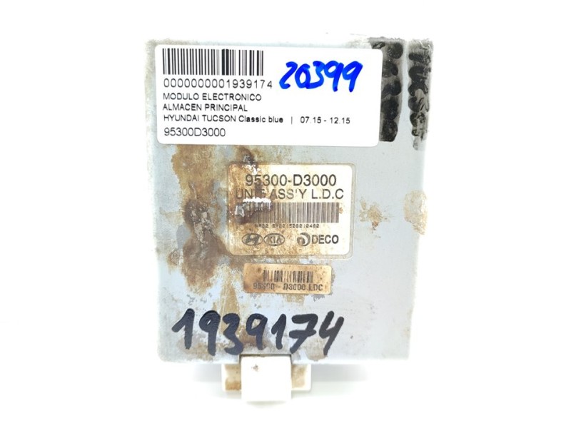 Recambio de modulo electronico para hyundai tucson classic blue referencia OEM IAM 95300D3000  