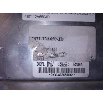 Recambio de centralita motor uce para ford mondeo berlina (ge) ambiente (06.2003) (d) referencia OEM IAM 4S7112A650JD  